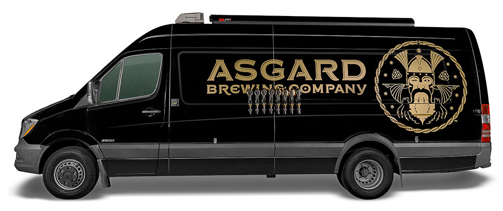 Van for off-site Asgard events