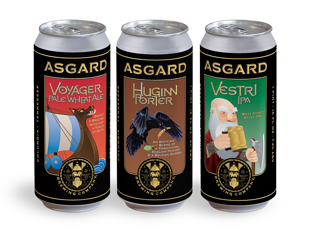 Asgard's Voyager and Vestri cans'