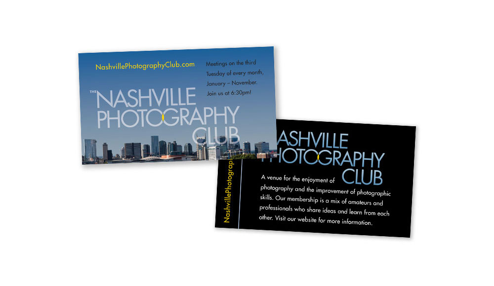 Nashville Photography Club cards