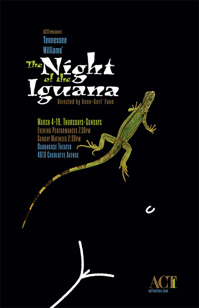 The Night of the Iguana poster