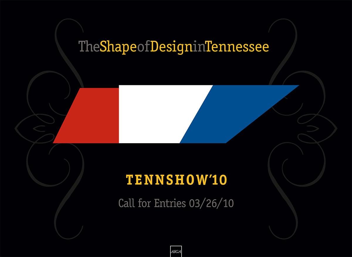 AIGA-Nashville call for entry poster